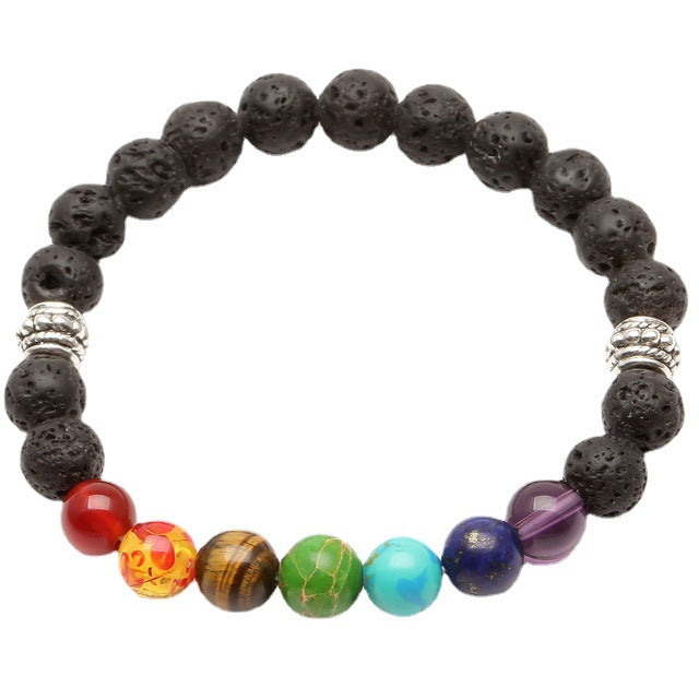 Ocho planetas al por mayor pulseras de onyx
